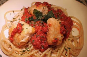 Italian Pasta and Cod - Smaller Appetite